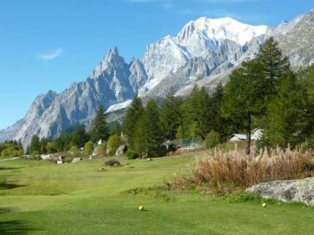 Golf Club Courmayeur Grandes Jorasses Val Ferret
